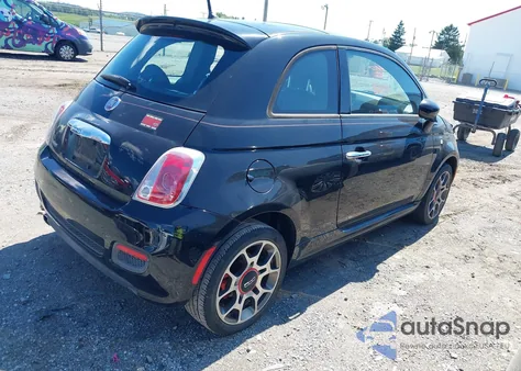 2013 Fiat 500 Sport z USA, uszkodzony, nr VIN 3C3CFFBR2DT745243